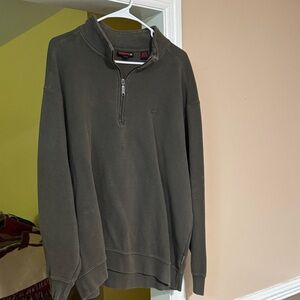 Men's Half-Zip Sweater - Olive Green Wolverine XXL OPP50